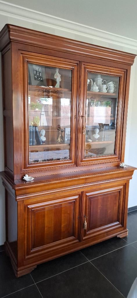 Vitrine Kerselaren, faites une offre !, Maison & Meubles, Armoires | Vitrines, Comme neuf, 200 cm ou plus, 150 à 200 cm, 50 à 75 cm