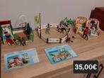 Playmobil - Station de lavage + enclos chevaux + boxes, Kinderen en Baby's, Speelgoed | Playmobil, Ophalen