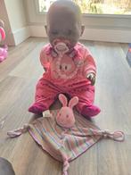 Baby born donkere pop 43cm, Kinderen en Baby's, Speelgoed | Poppen, Ophalen of Verzenden, Gebruikt, Babypop