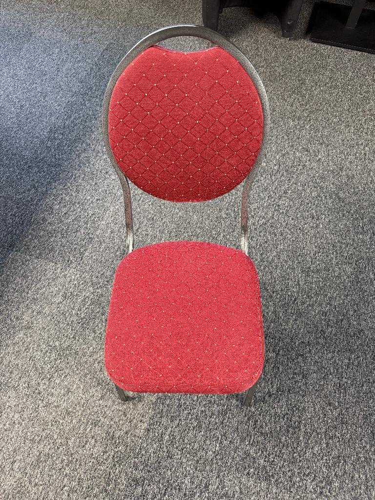 Stapelstoelen, Maison & Meubles, Chaises, Utilisé, Rouge, Enlèvement