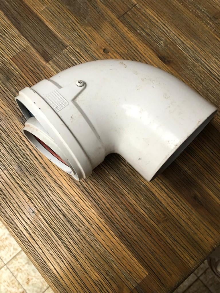 vaillant bocht 90 graden 80/125 mm, Doe-het-zelf en Bouw, Ophalen, Boiler