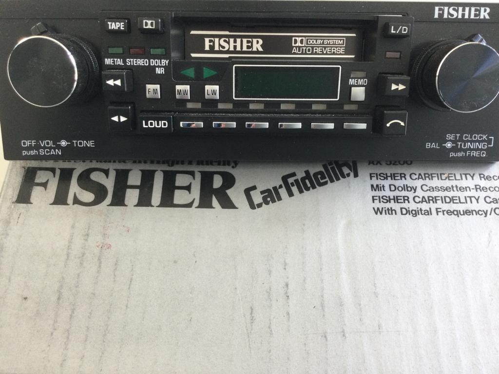 Autoradio-cassette FISHER AX5200, Auto diversen, Autoradio's, Ophalen, Zo goed als nieuw