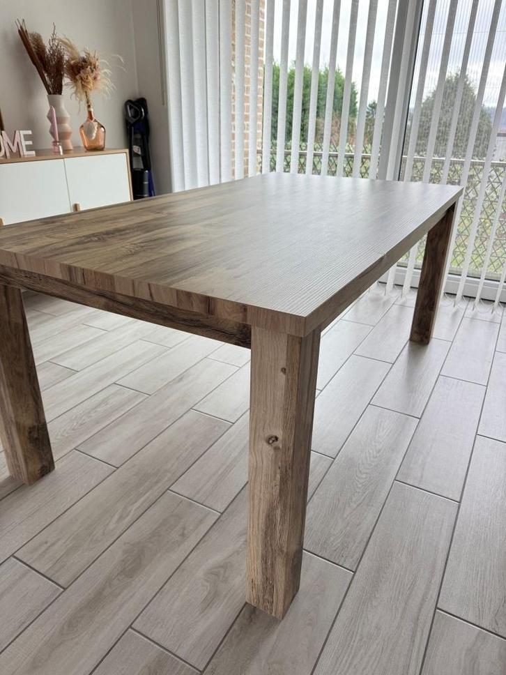 Table de salle à manger à vendre, Huis en Inrichting, Tafels | Eettafels, Zo goed als nieuw, Rechthoekig, Overige materialen, Ophalen