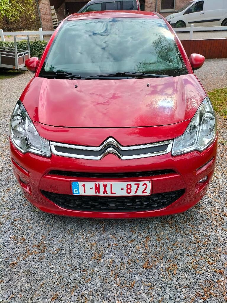 CITROEN C3 /M1 ROUGE - ESSENCE - BOITE 5 VITESSES, Autos, Rouge, Achat, Euro 6, Capteur de stationnement