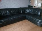 hoeksalon kunstleder, Maison & Meubles, Canapés | Coins salons complets, Enlèvement, Utilisé, Bois