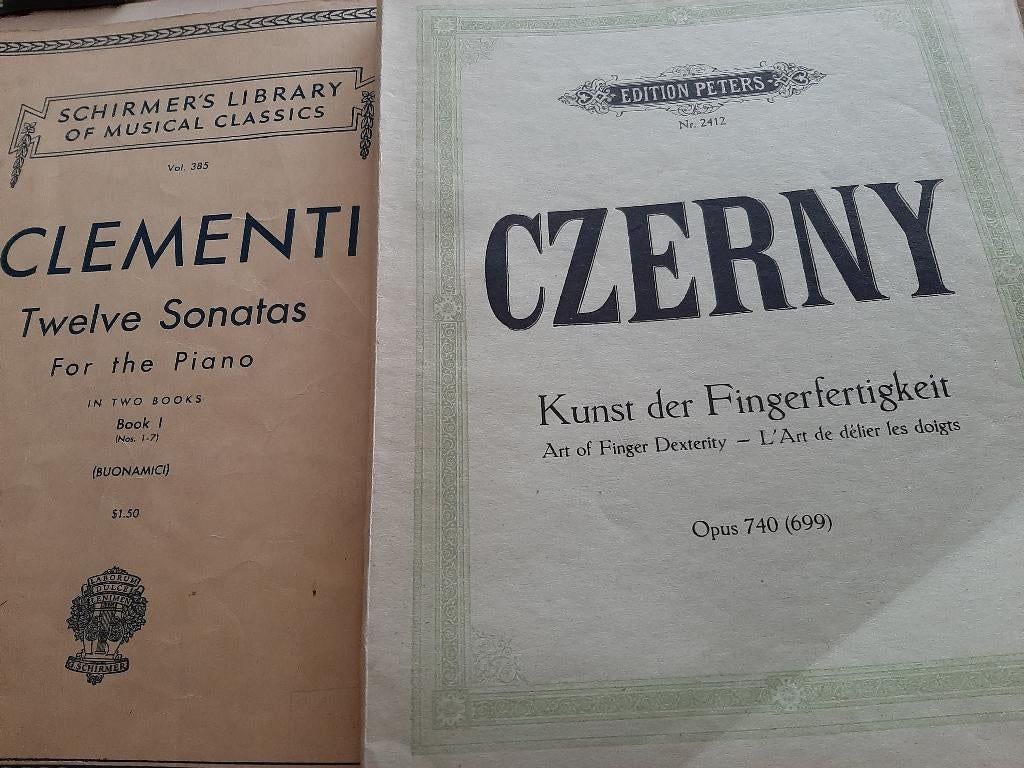 piano partituren, Muziek en Instrumenten, Bladmuziek, Ophalen, Gebruikt, Piano