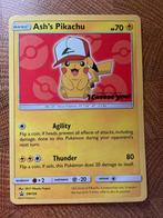 Pokémon kaart - Ash’s Pikachu (promo), Hobby en Vrije tijd, Ophalen, Gebruikt, Losse kaart, Foil