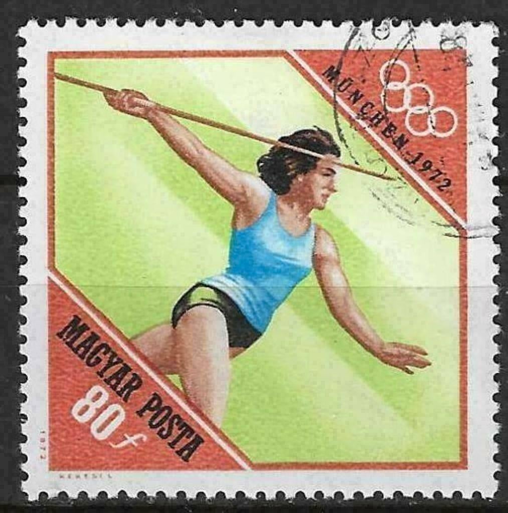 Hongarije 1972 - Yvert 2238 - Olympische Zomerspelen (ST), Postzegels en Munten, Postzegels | Europa | Hongarije, Gestempeld, Verzenden