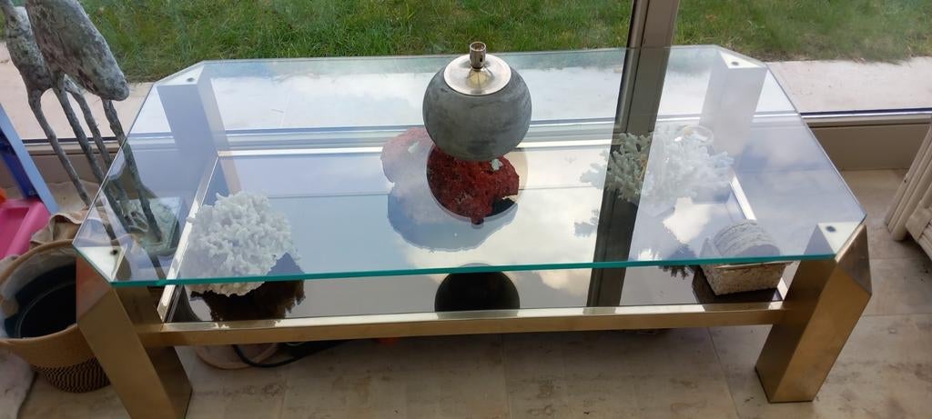 table basse, Maison & Meubles, Enlèvement, Verre