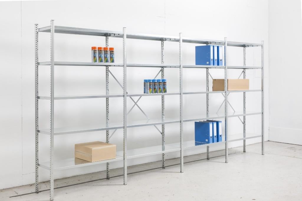 Gegalvaniseerde legbordstelling - magazijnstelling (Nieuw), Ophalen of Verzenden