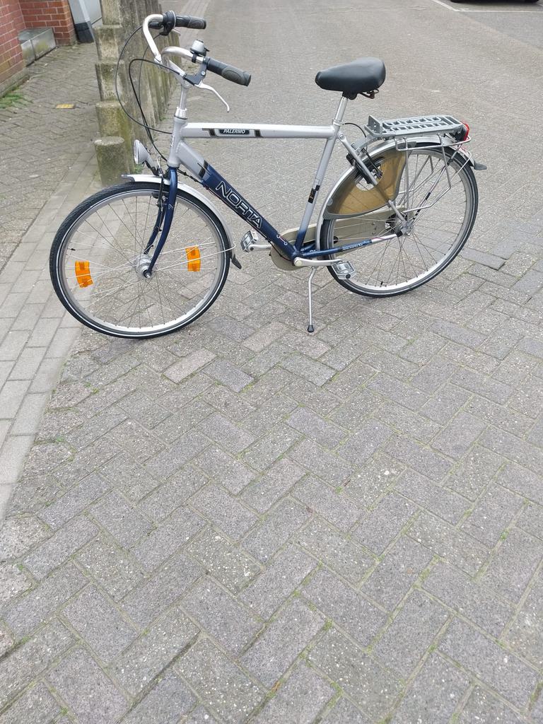 Herenfiets norta met versnellingen, Fietsen en Brommers, Ophalen, Zo goed als nieuw, Versnellingen