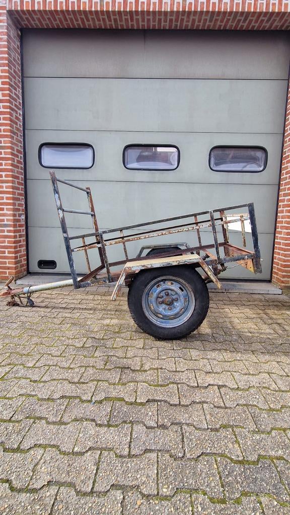 Aanhangwagen /aanhanger/remork voor opmaak/onderdelen, Auto diversen, Aanhangers en Bagagewagens, Ophalen