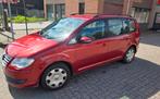 VW Touran 2009 1.6 essence, Rouge, Achat, Boîte manuelle, Noir