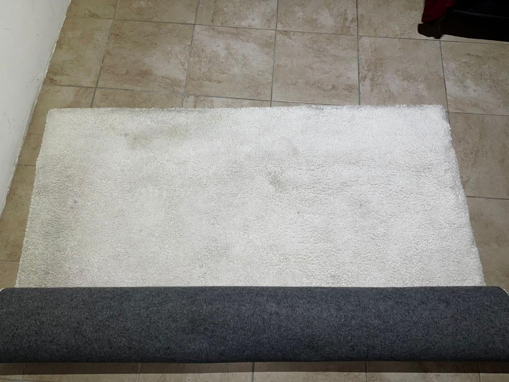 WITTE TAPIJT 200x290, Huis en Inrichting, Stoffering | Tapijten en Vloerkleden, Ophalen, Gebruikt, Wit, 200 cm of meer