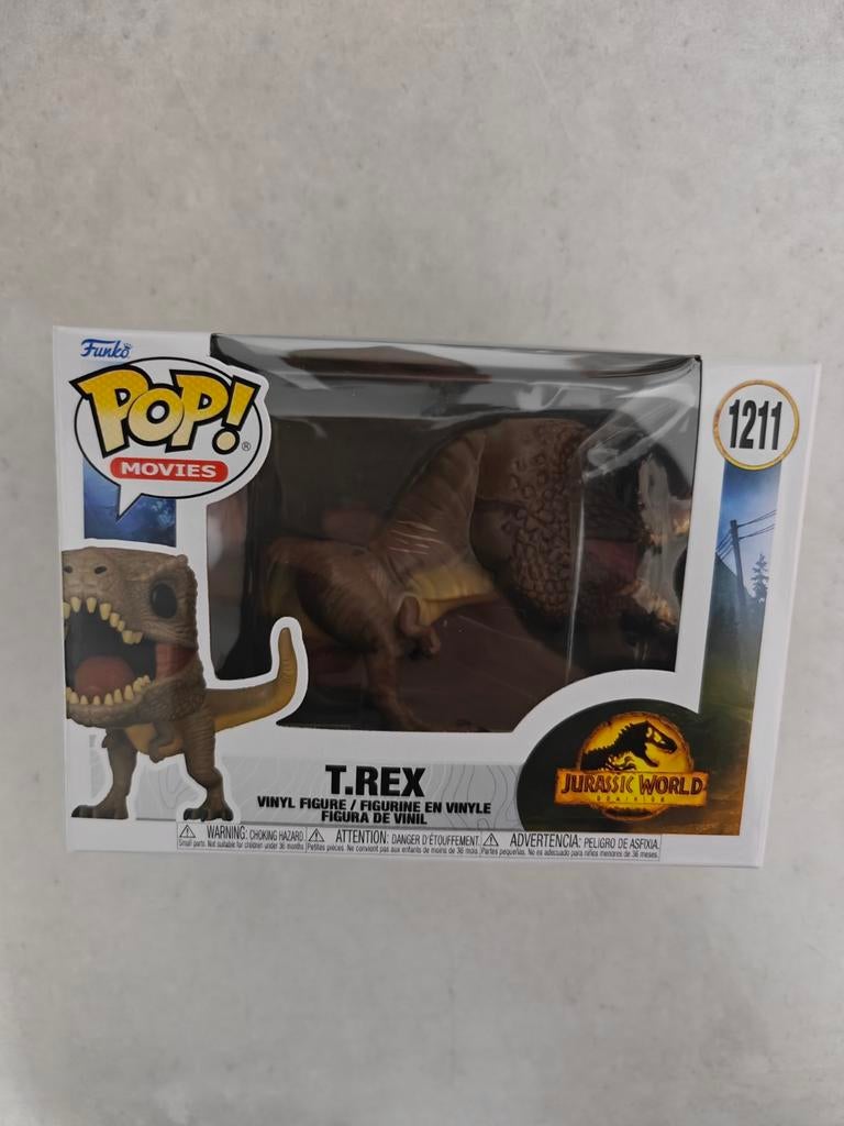 Figurine Pop Jurassic World 1211 T-REX, Collections, Jouets miniatures, Enlèvement, Neuf