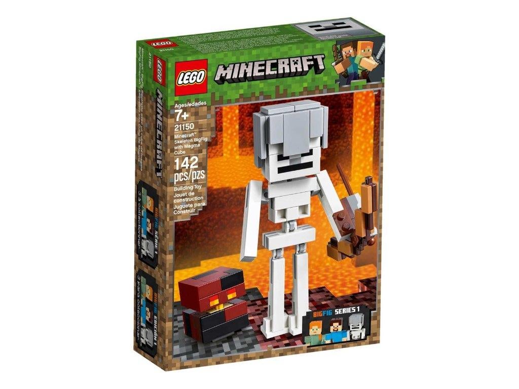 Lego Minecraft 21150 Skeleton BigFig with Magma Cube, Kinderen en Baby's, Ophalen, Minecraft, Lego, Zo goed als nieuw