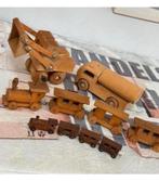 Jouet en bois antique vintage, train, camion, pelle en bois, Enlèvement ou Envoi