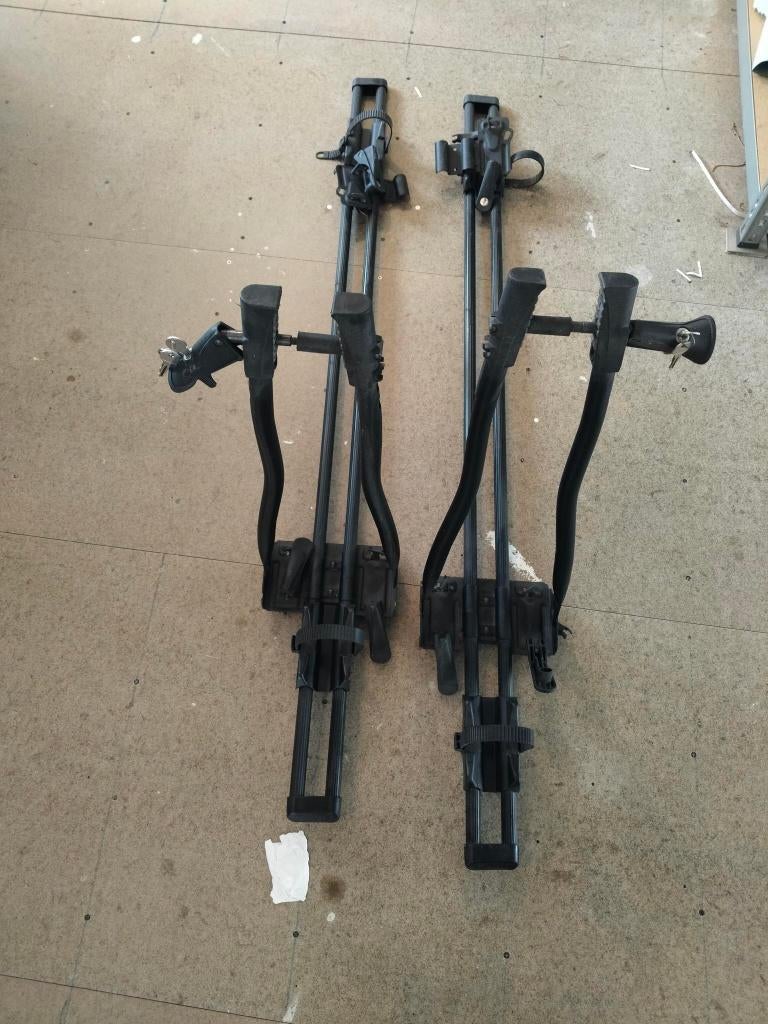 fietsendragers thule dak, Auto diversen, Fietsendragers, Ophalen, 2 fietsen, Gebruikt, Dakdrager
