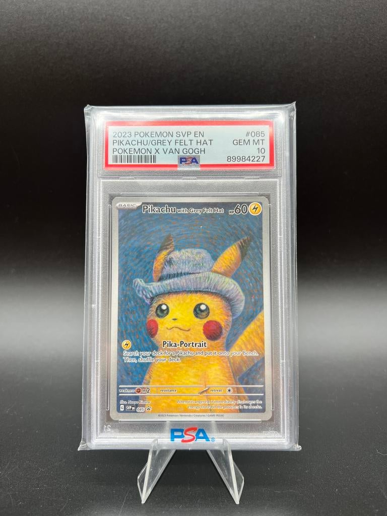 Pikachu Van Gogh PSA 10, Hobby en Vrije tijd, Ophalen of Verzenden, Zo goed als nieuw