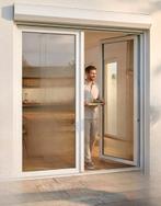 Porte-fenêtre PVC blanc - 1m 45 / 2m10 - 500 €, Enlèvement ou Envoi