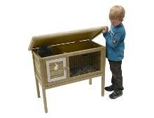 Konijnenhok blauwoog 2, Dieren en Toebehoren, Ophalen of Verzenden, Nieuw, Ren