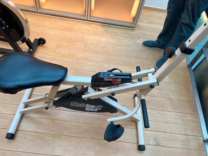 Christopeit Sport roeimachine, Sport en Fitness, Fitnessapparatuur, Zo goed als nieuw, Roeitrainer, Armen, Ophalen