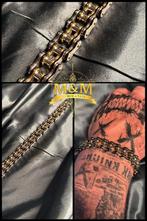 RVS armband voor mannen, Ophalen of Verzenden, Nieuw, Zwart, Staal