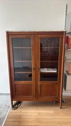 Vitrine en bois, Maison & Meubles, Armoires | Vitrines, 25 à 50 cm, 100 à 150 cm, Utilisé, Avec tablette(s)