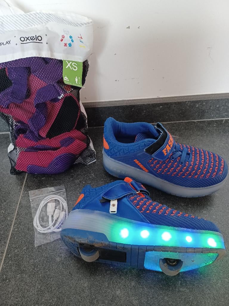 Rolschaatsen, Ophalen, Gebruikt, Kinderen