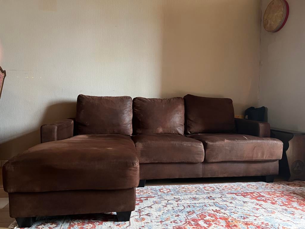 Hoekbank Maisons du Monde – Model Philadelphie, Banc d'angle, 200 à 250 cm, Vintage, Comme neuf