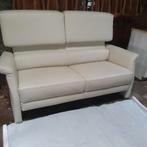 Lederen zetel 2 zit, Ophalen, Leer