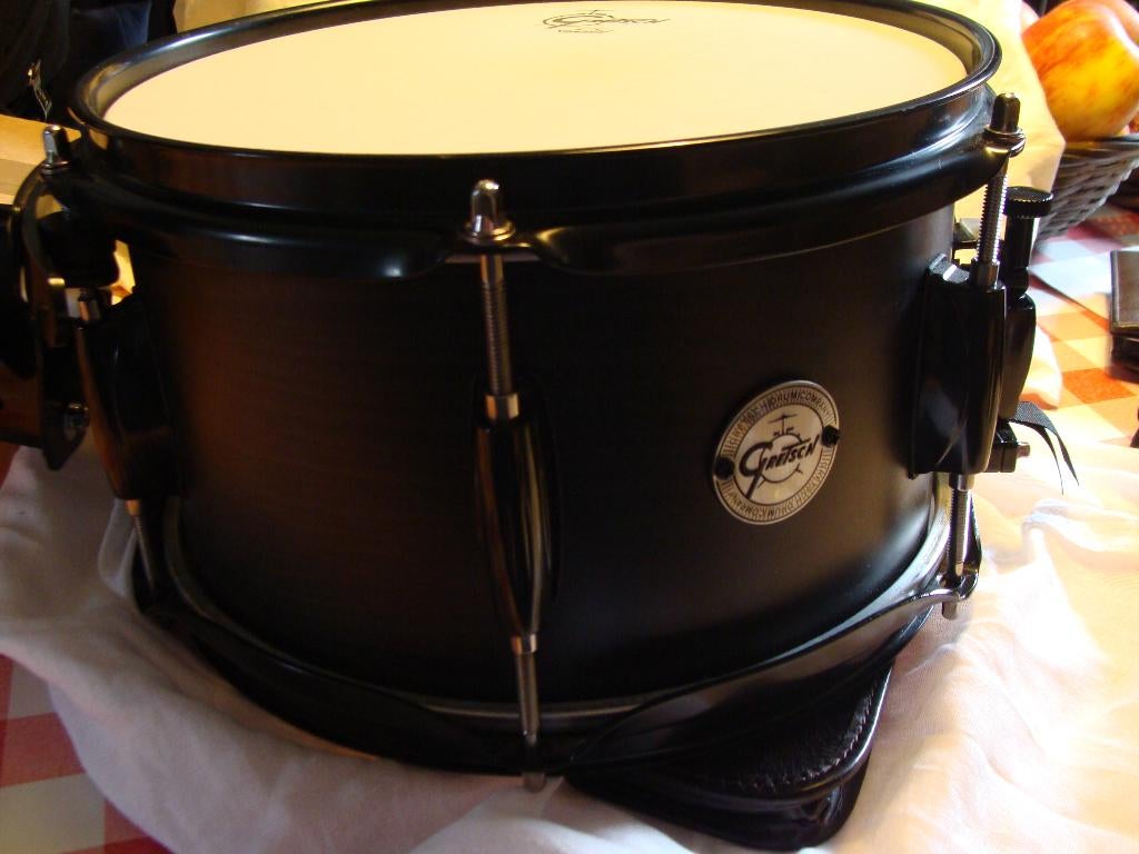GRETSCH (10X6) SATIN EBONY FULL RANGE ASH SNARE, Ophalen of Verzenden, Nieuw