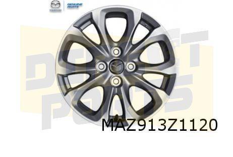 Mazda 2 velg alu. 5,5J x x15" design 153 (zilver) (2/20-) Or, Auto-onderdelen, Banden en Velgen, Band(en), 15 inch, Personenwagen
