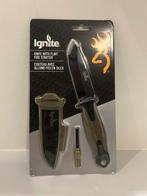 Couteau avec allume-feu en silex Ignite Browning, Verzamelen, Militaria | Algemeen, Ophalen of Verzenden, Mes of Dolk