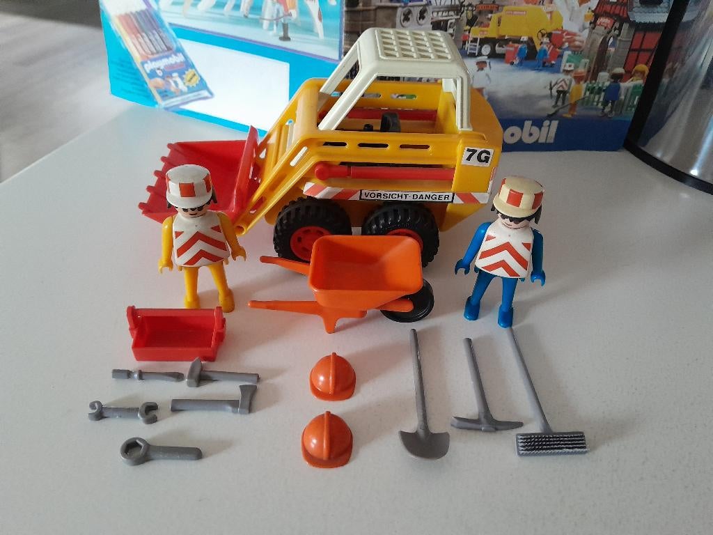 playmobil vintage bobcat, Enfants & Bébés, Enlèvement ou Envoi, Comme neuf, Ensemble complet