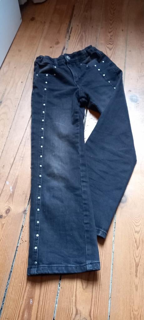 Grijs-zwarte jeans van Zara 8 jaar /128, Ophalen of Verzenden