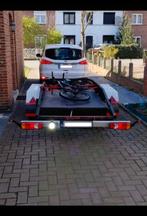 Aanhangwagen ongeremd dubbelas, Ophalen