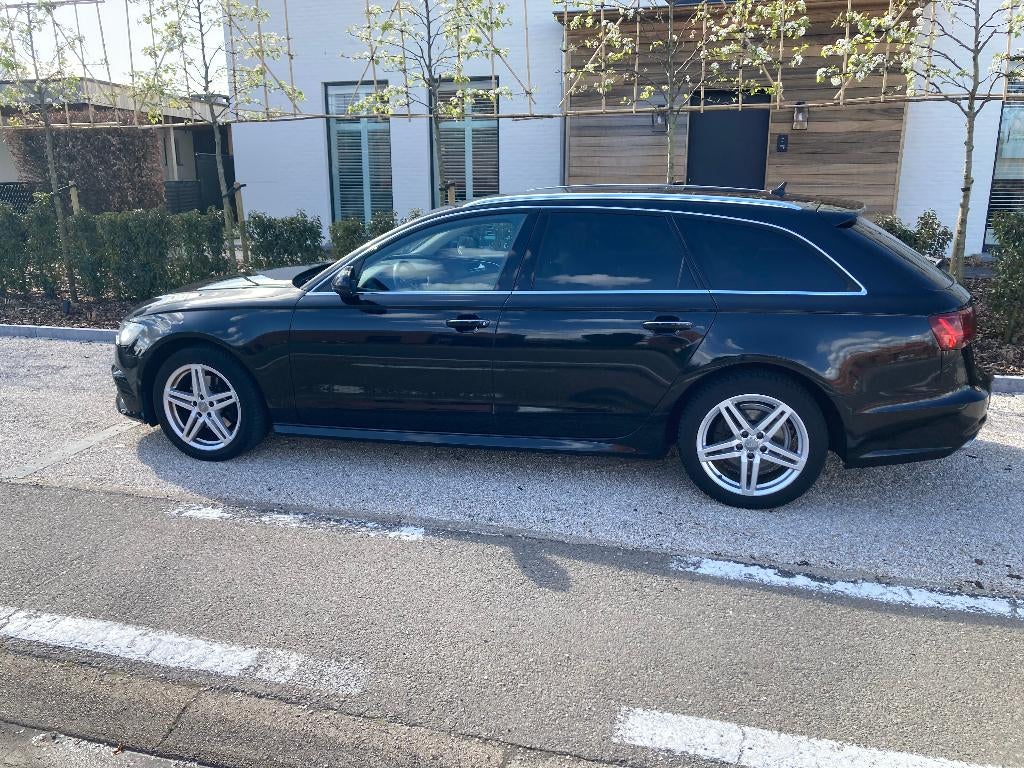 Audi A6 Avant trekhaak, Auto's, 4 deurs, Zwart, Particulier, Start-stop-systeem