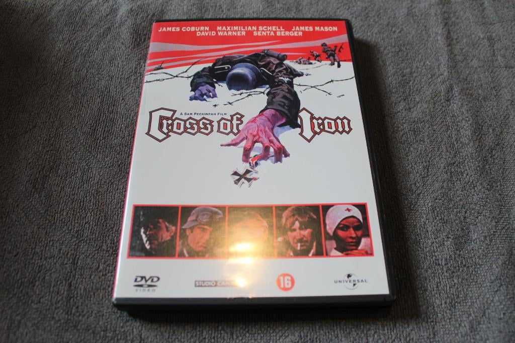 DVD Cross of Iron, Vanaf 16 jaar, Ophalen of Verzenden, Gebruikt, Actie