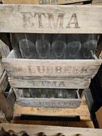 Oude bierbakken en flessen, Ophalen