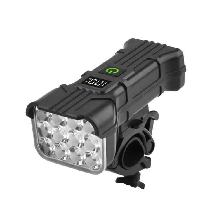 3-in-1 Foetslamp met Powerbank Alarm - 12 LED fietslicht, Fietsen en Brommers, Fietsaccessoires | Fietsverlichting, Ophalen of Verzenden