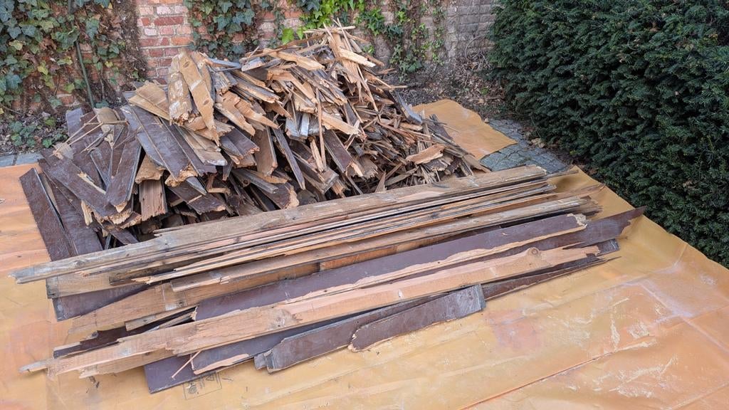 Hout gratis af te halen, Ophalen