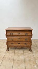 Vintage buikkast / bombé ladekast – 3 laden, Ophalen