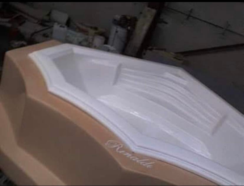 Baignoire italienne polyester prête à peindre faite maison !, Enlèvement, Neuf