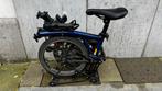Brompton elektrisch blauw, Fietsen en Brommers, Ophalen, Zo goed als nieuw, Brompton