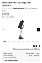 CALOR Centrale de repassage IXEO !!NEUF JAMAIS UTILISÉ!!, Electroménager, Enlèvement, Comme neuf