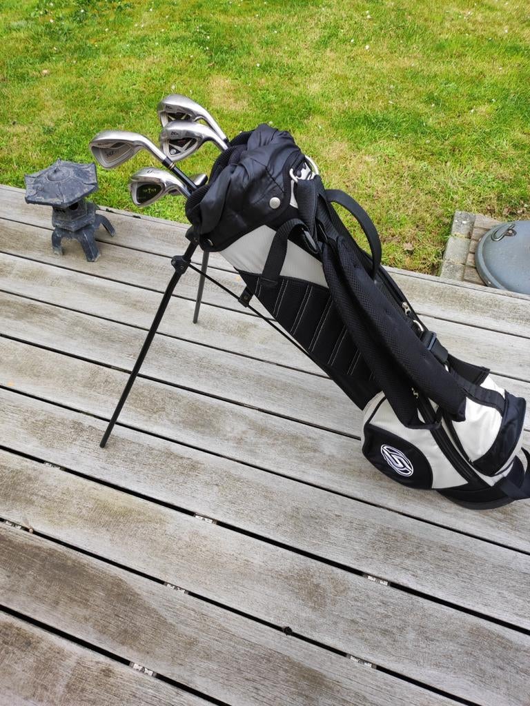 Golf Starter Kit 6 Clubs Sac Inclus Skymax BlackHawk, Sport en Fitness, Golf, Gebruikt, Club, Overige merken, Ophalen