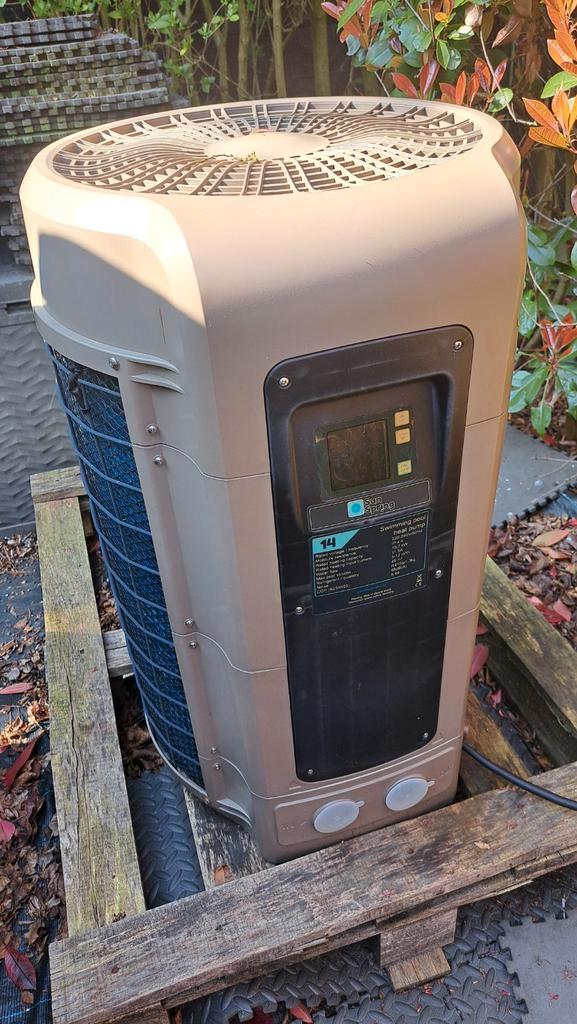 SunSpring warmtepomp 14 kW – voor zwembad (herstelbaar), Tuin en Terras, Zwembad-toebehoren, Ophalen