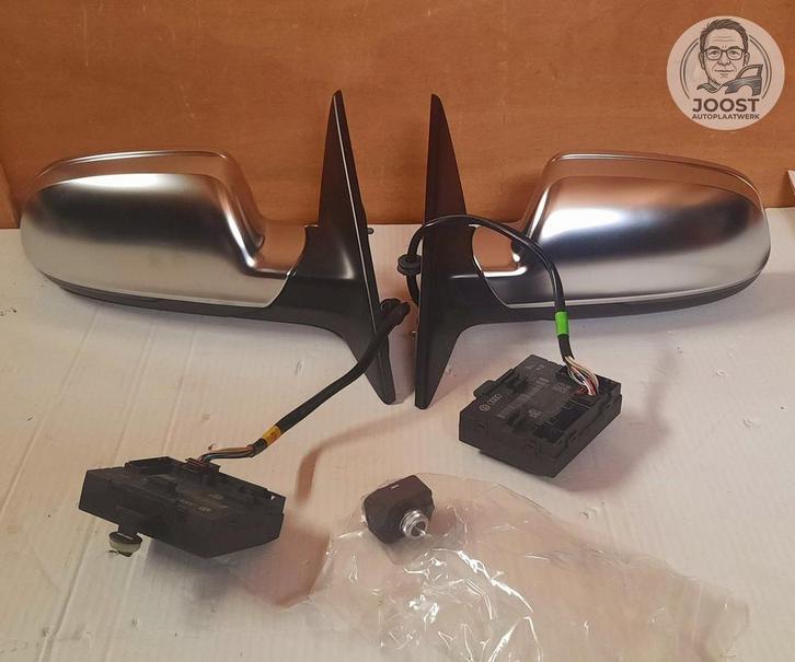 Buitenspiegel set Audi A5 8F Coupe / Cabrio inklap 14-pins, Auto-onderdelen, Spiegels, Audi, Gebruikt, Herkomst onderdeel bekend