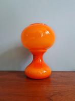 Lampe de table Space Age en verre orange, Massive,1960, Enlèvement ou Envoi